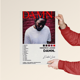 Kendrick Lamar – DAMN. Tracklist Poster